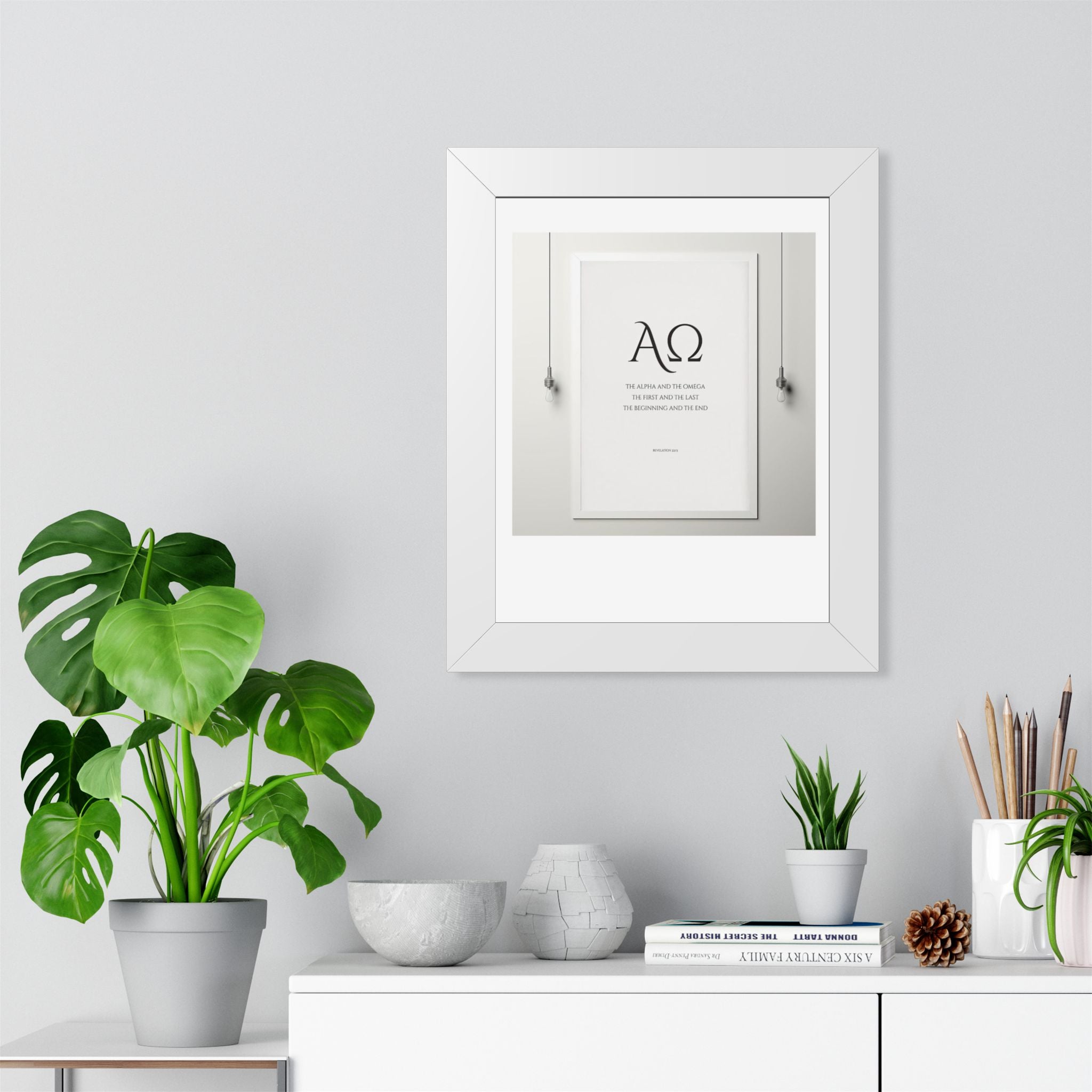 Framed Vertical Poster