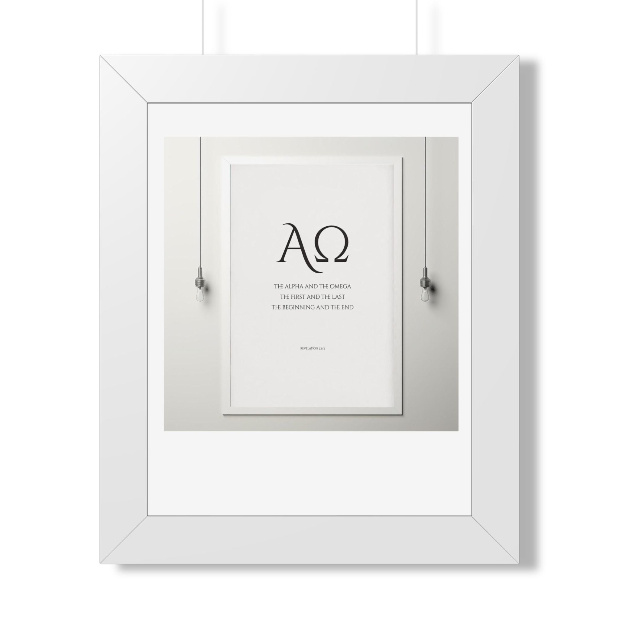 Framed Vertical Poster