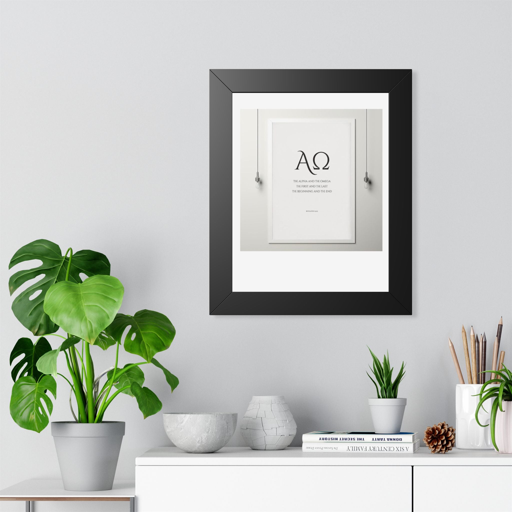 Framed Vertical Poster