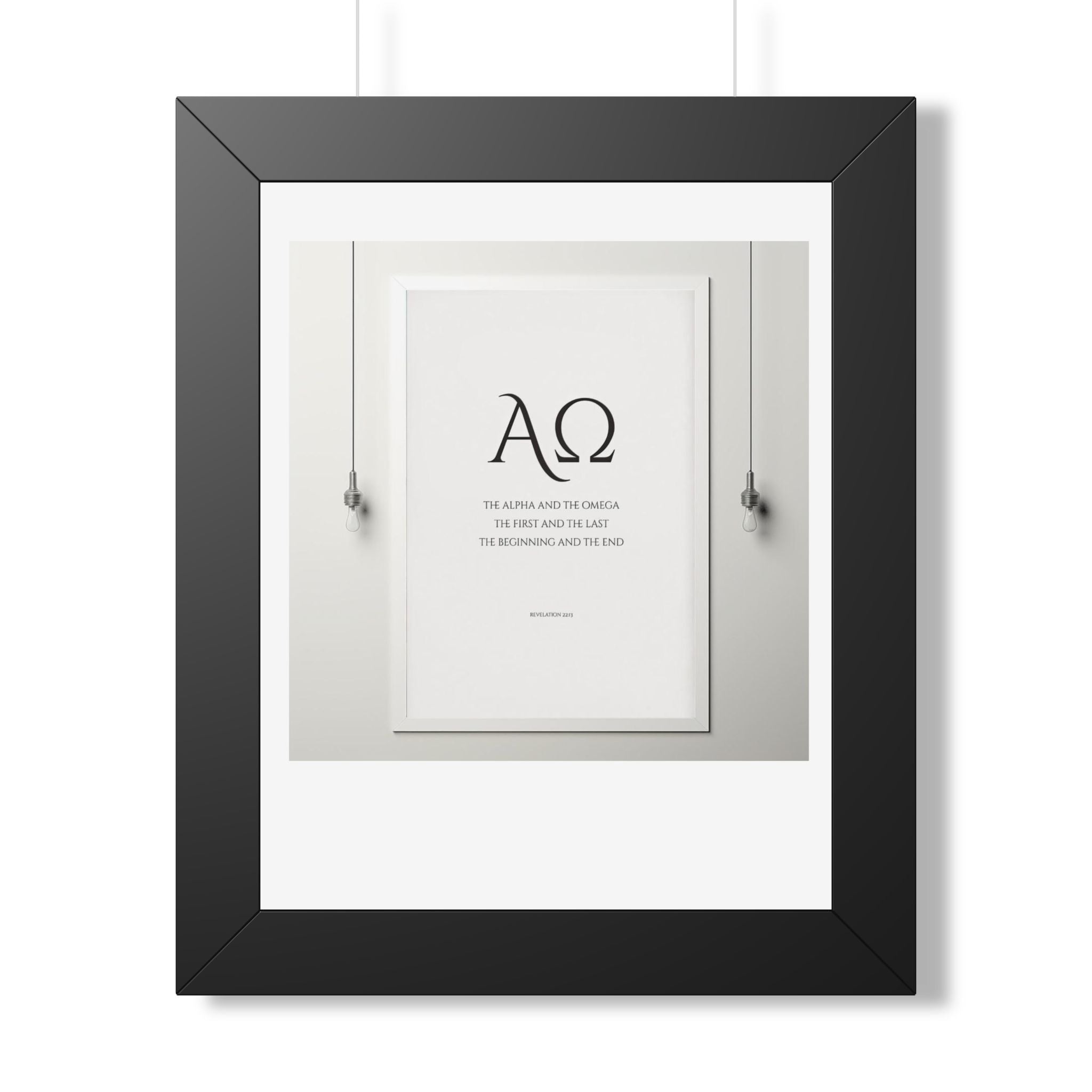 Framed Vertical Poster